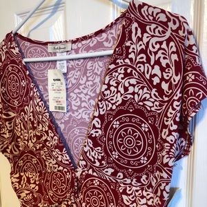 NWT Red & White Dress Medium